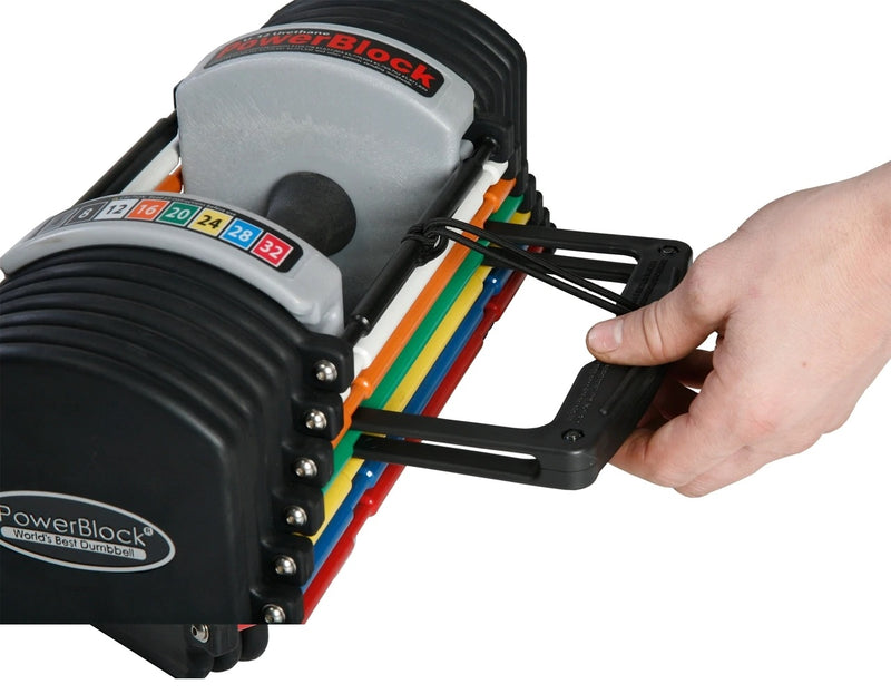 Par de Mancuernas Ajustables Powerblock® U32 Clubset 64 Lbs