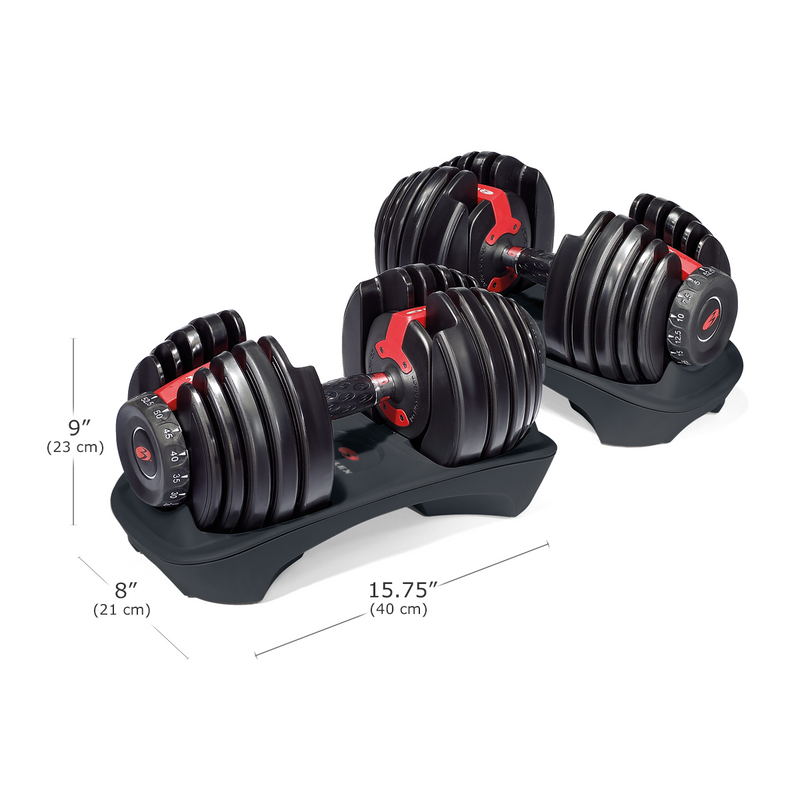 Dos (2) Mancuernas Ajustables Bowflex® SelectTech® ST552